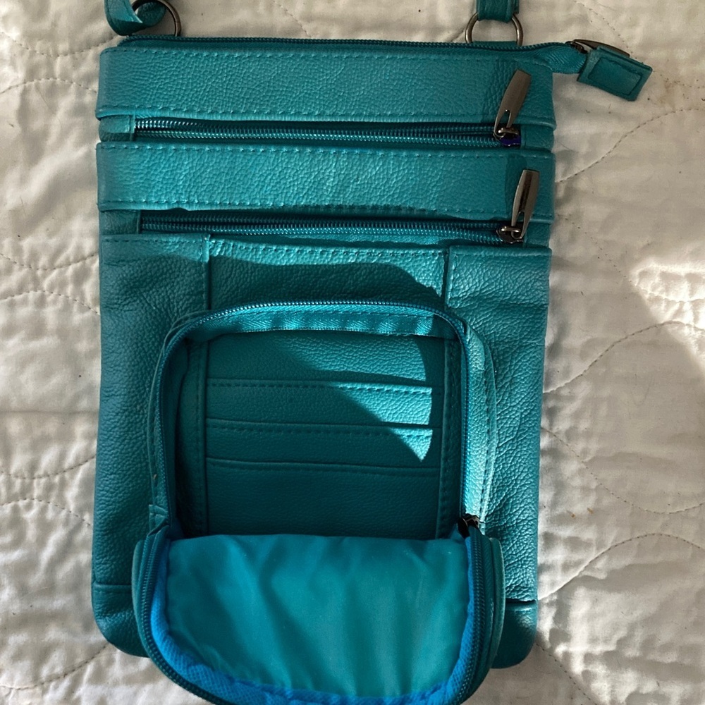 Teal Crossbody Bag - Picture 2 of 5